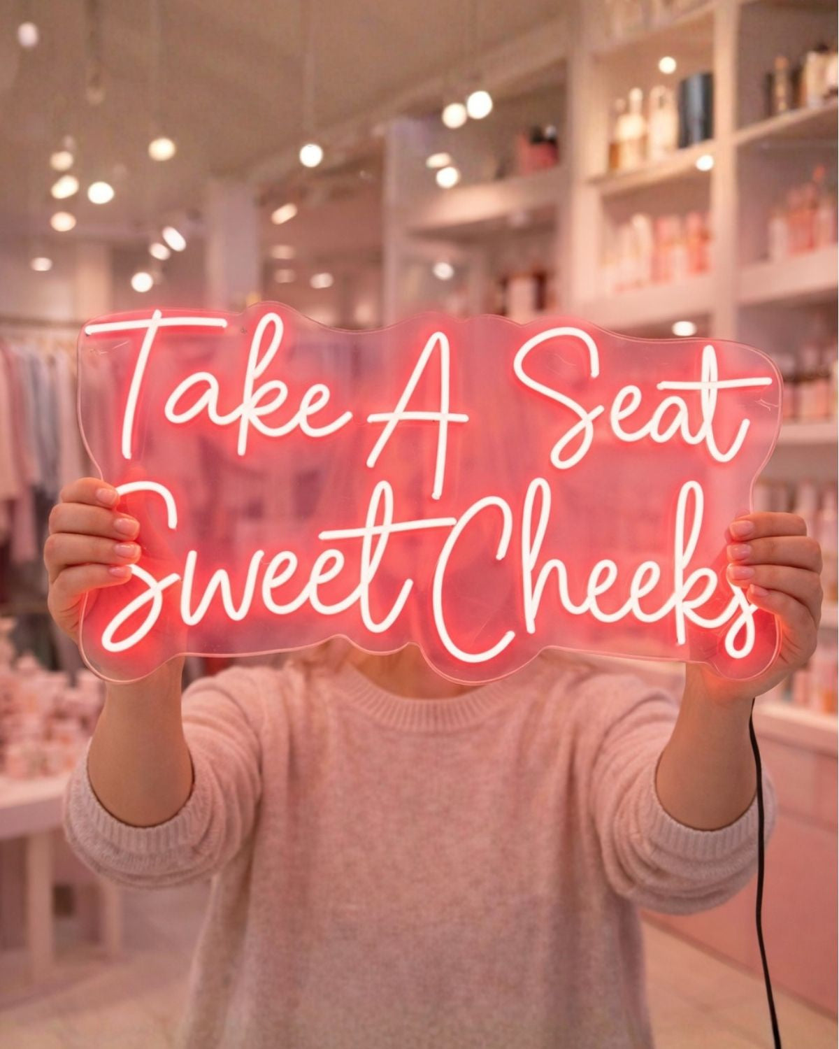 Take a seat sweet cheeks - Decoración para negocios