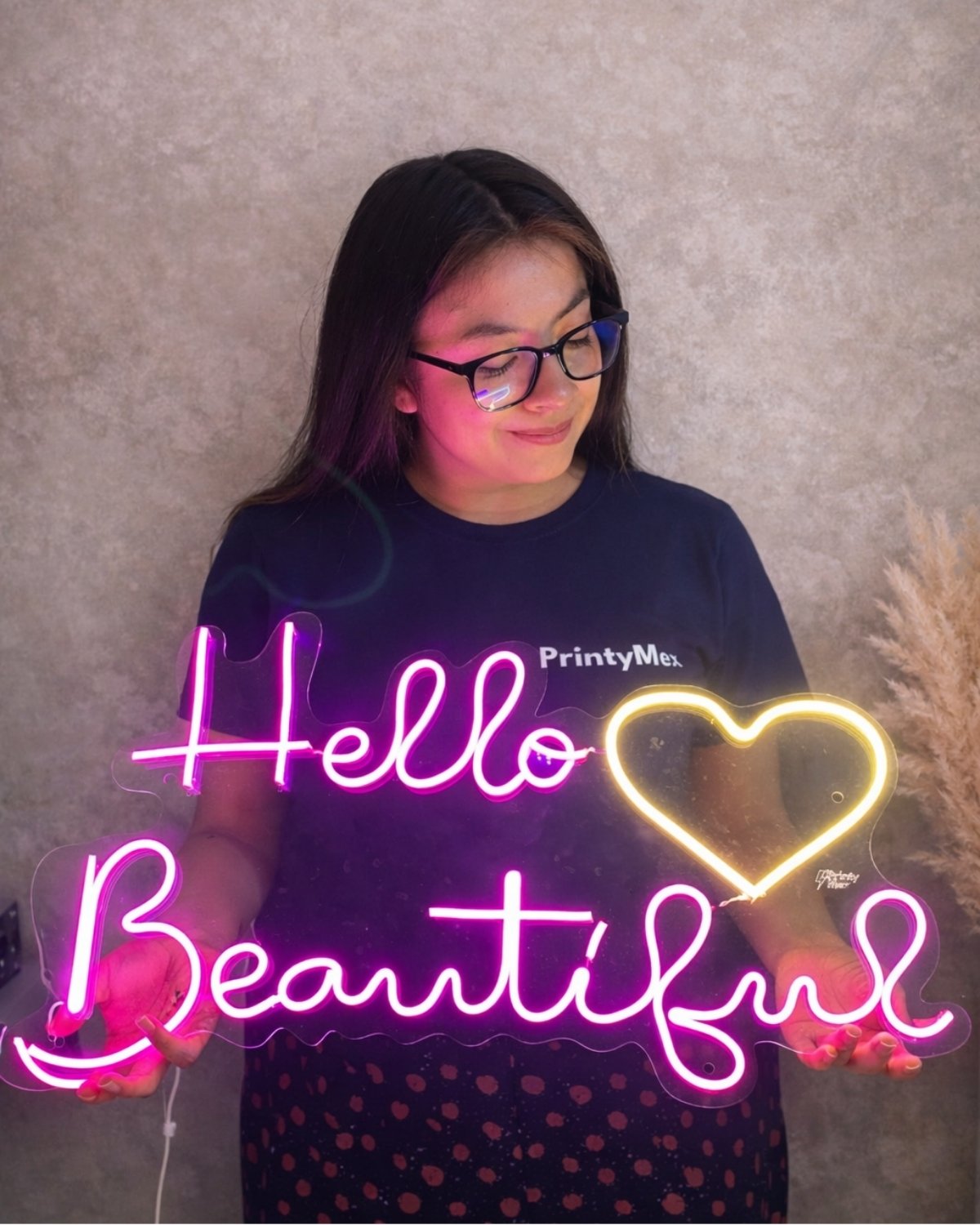 Hello Beautiful - Decoración para negocio de Belleza