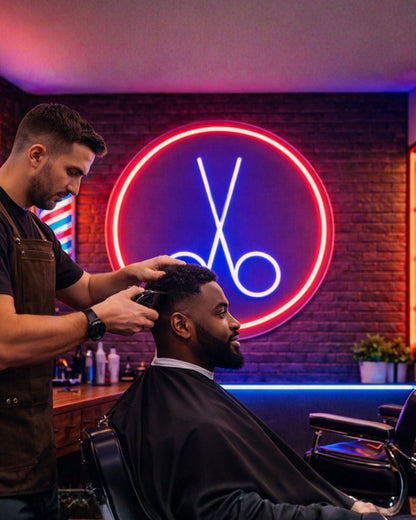 Tijeras - Ícono Clásico para Barber Shop