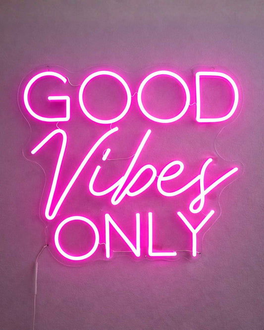 Good Vibes Only - Decorativa para tu Salón de Belleza