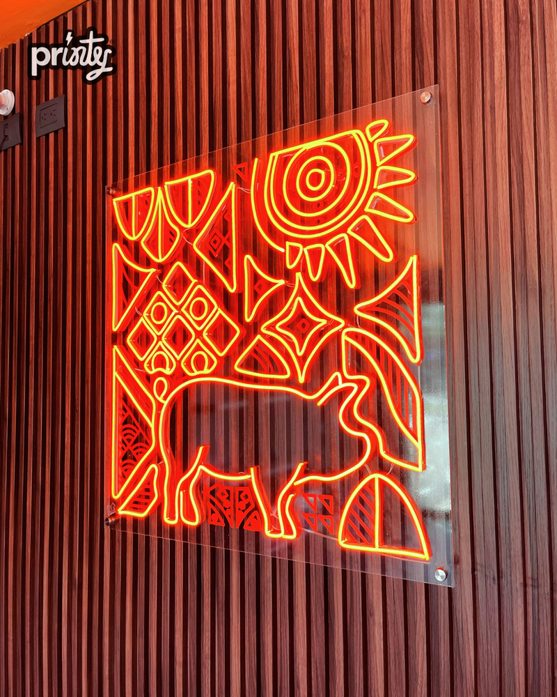 Letrero luminoso personalizado